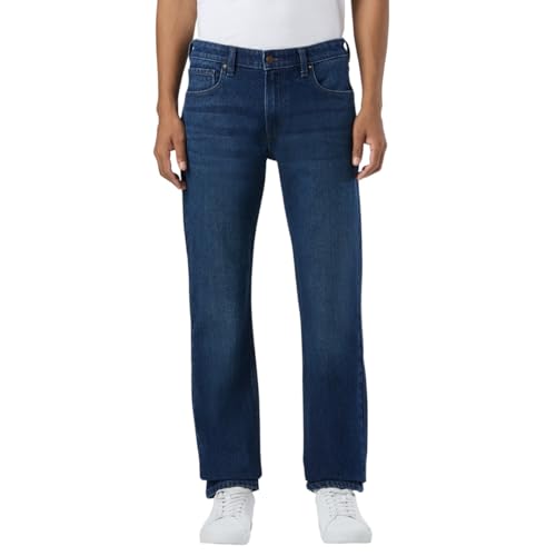 Image of Pepe Jeans Men's Straight Fit Jeans|Mid Rise |Stretchable Fabric| Jeans for Men | Available in Plus Size