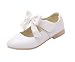 La Vogue Zapatos Zapatilla con Lazo para Niña Princesa Fiesta Blanco Talla...