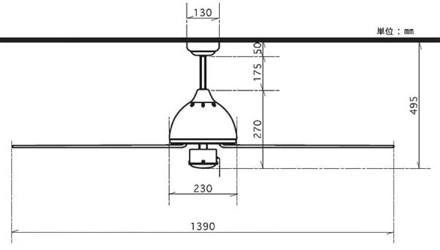 Amazon | ダルトン シーリングファン SINGLE SPIN CANVAS BLADES