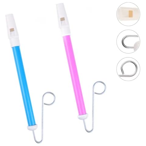 2 Pieces Slide Whistle Children Music Toy Musical Instrument Kazoo Flute for Parent- Child Games, Educational Party Favors Cover