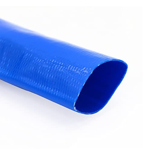 DAVCO 3" x 25 ft Pool Backwash Hose, 3” Diameter and 5” Flat Wide Heavy Duty Reinforced Blue PVC Lay Flat Water Discharge Pump Hoses For Swimming Drain Pools and Clean Filters,with 1 Clamp by DAVCO - Image 7