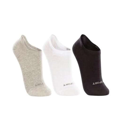 Lupo, Kit 3 Pares de Meia Sapatilha Invisível Lupo 3170 Branca, Cinza e Preta. Tamanho:P