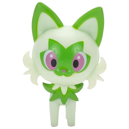 Pokémon PKW4151 - Clip and Go Pokéball - Felori und Wiederball, offizieller Pokéball mit beweglicher 5 cm Figur