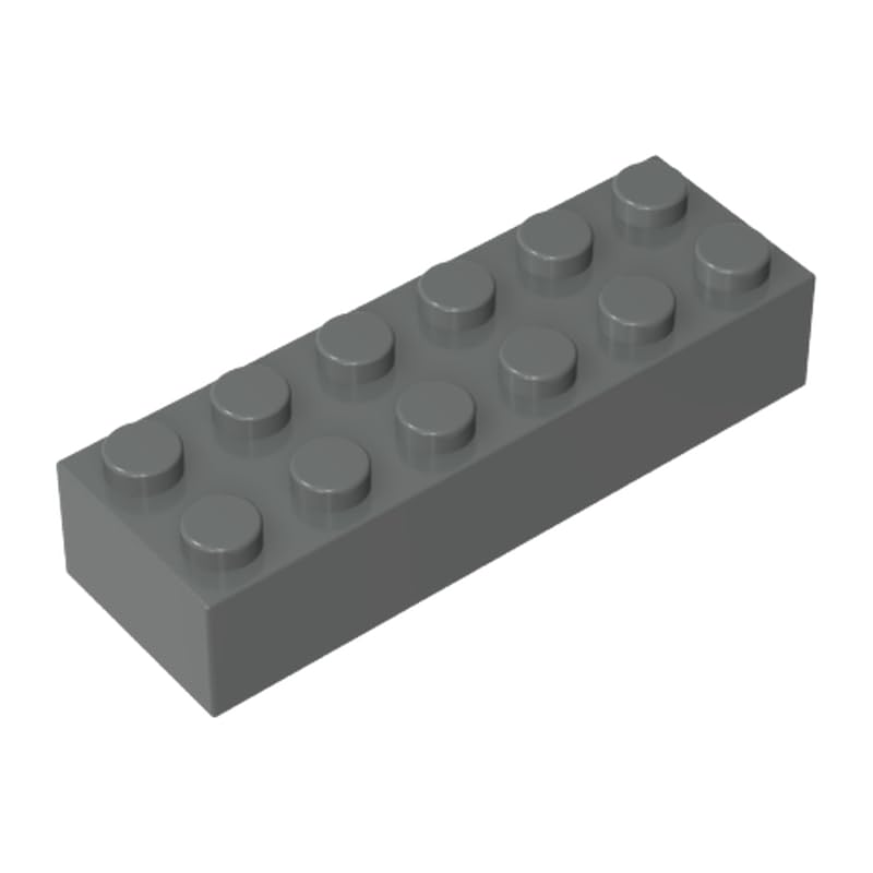 XYEIUGO 44237 Basic Bricks Brick 2x6, Light Aqua, 10 PCS — image 1