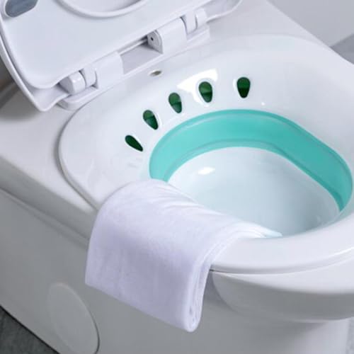 Bain de siège portable et pliable pour soins intimes doux
