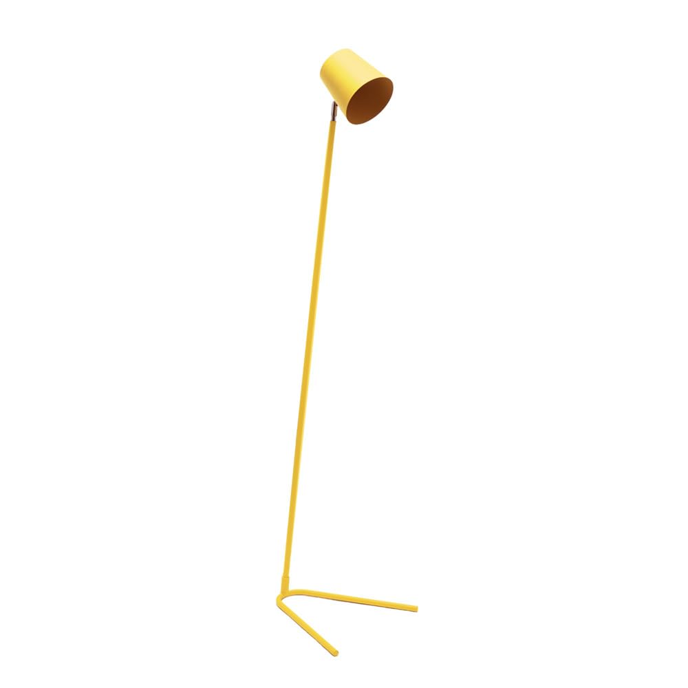 ValueLights | Mustard Metal Floor Lamp with Tapered Dome Shade Living Room Office Task Light | Floor Lamps & Home Improvements Essential