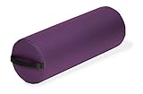  EARTHLITE Durable Jumbo Massage Bolster With Zippered Vinyl Cover and Strap Handle, Amethyst, 26 x 9 Inches