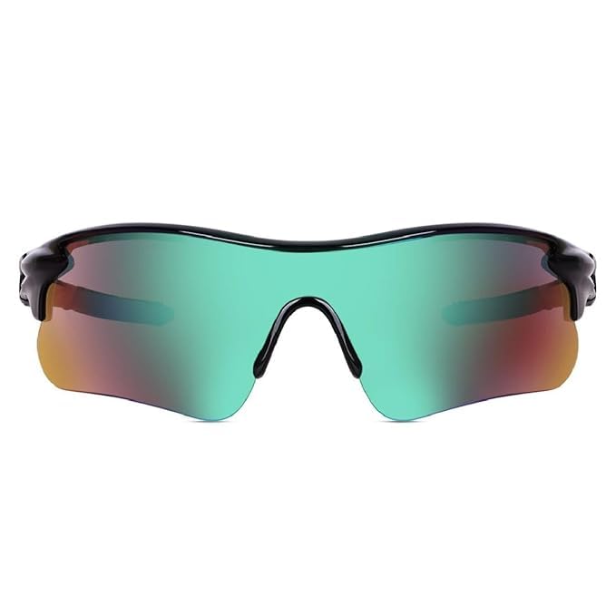 Image of Black Jones Sports Sunglasses for men and women Cycling Mountain Travelling Cricket Trekking Baseball Fishing Cycling Running Golf Motorcycle Tac Glasses UV400
