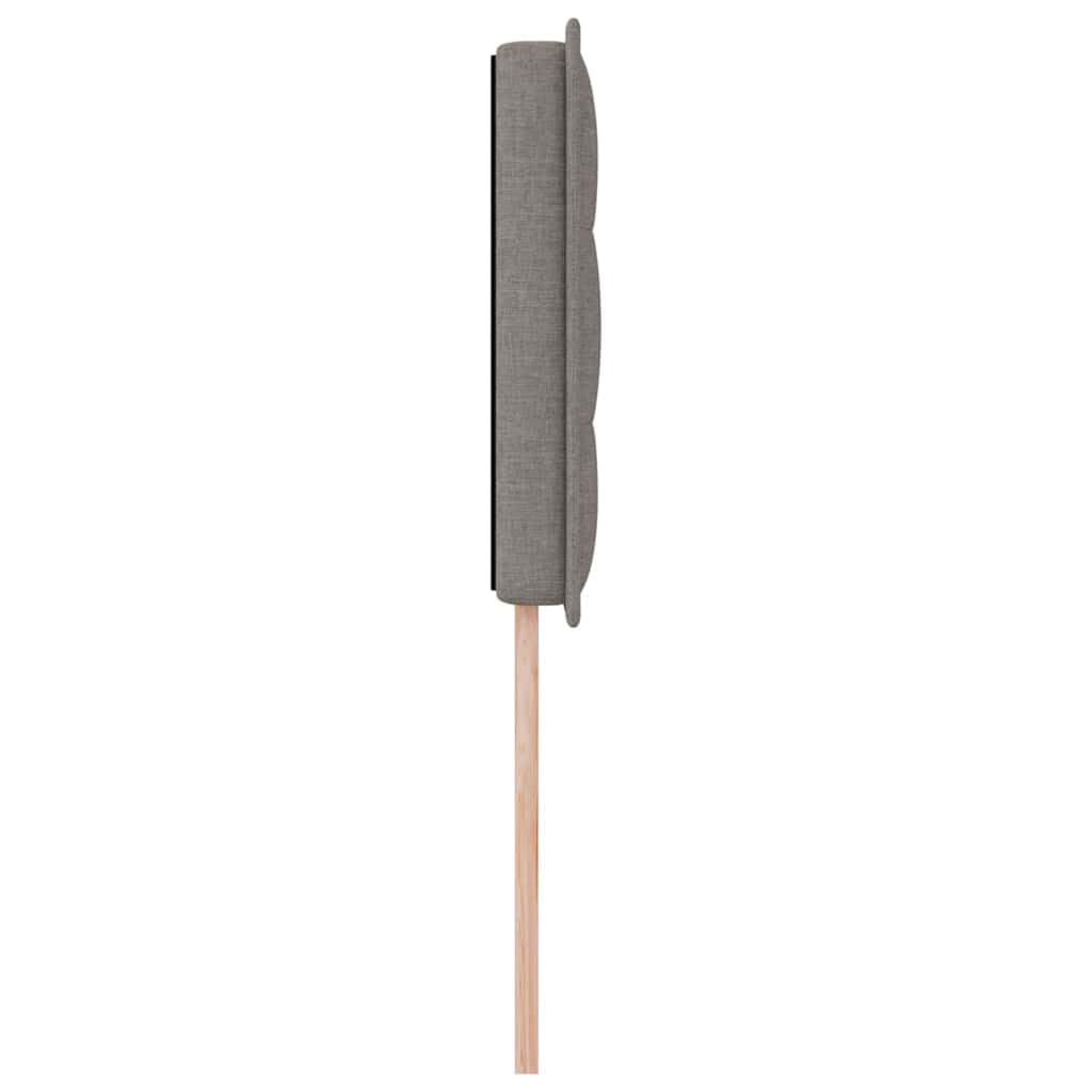 Tête de lit Taupe 90 cm en Tissu avec Cadre en Bois d'ingénierie et pin Massif réglable pour Chambre contemporaine, Confort, décoration, Support, Facile d'entretien