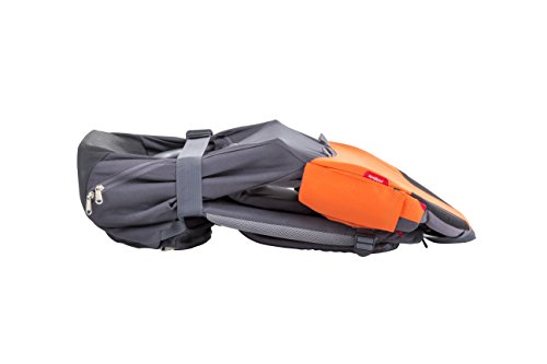 phil&teds Parade Child Carrier Frame Backpack, Orange – Compact, Lightweight (4.4lbs) – Holds a 40lb Child – Ergo Fit Harness – Waterproof – Minipack Included - 2 Year Guarantee