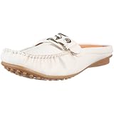 sabot schuhe weiss  Andrea Conti Damen 0267052 Mokassin, Weiß, 40 EU