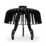 Selftech Laubfangkorb/Kiesfangkorb für Flachdach, Garage, Carport - schwarz und individuell einstellbar von 70-200mm (Universal Fangkorb)