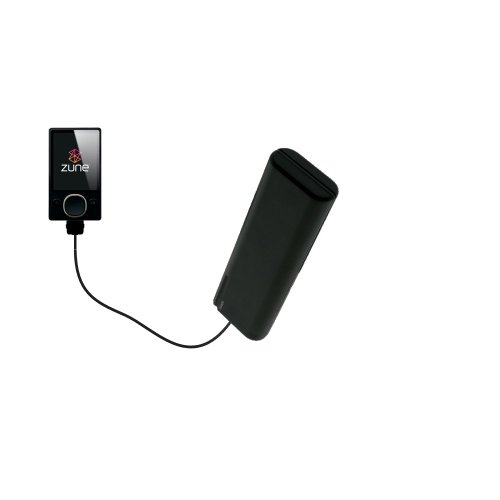 Gomadic Portable AA Battery Pack Designed for The Microsoft Zune (2nd and Latest Generation) - Powered by 4 X AA Batteries to Provide Emergency Charge. Built Using TipExchange Technology