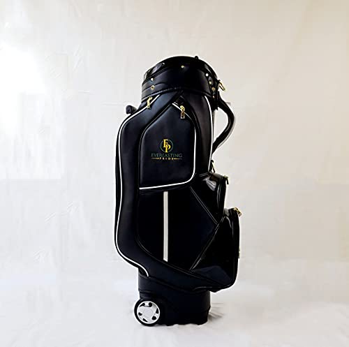 Golf Bag with Wheels Black