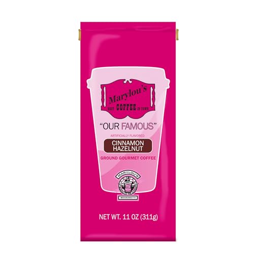 Marylou’s Coffee – Cinnamon Hazelnut Flavored Ground Gourmet Coffee –