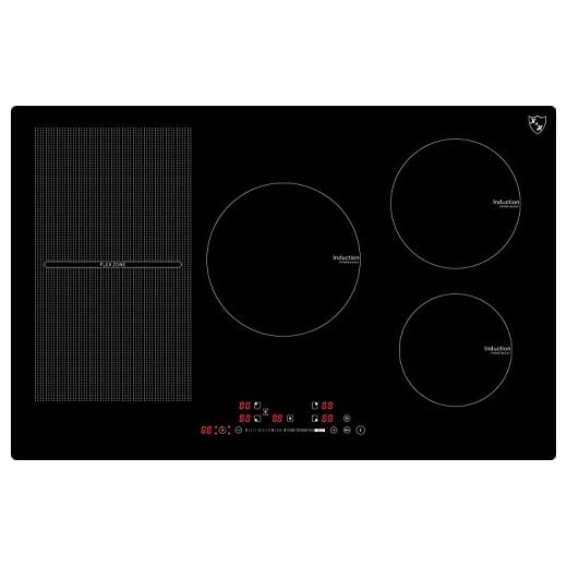 K&H 5 Zonen FLEX Induction hob 80cm Autark Built-in 80-IN-9200FLX