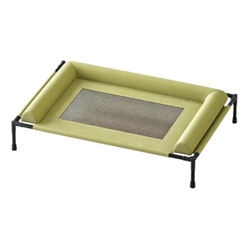 Cama Hamaca de Gatos | Catre Transpirable para Mascotas para Dormir | Camas Elevadas De Perros De Interiores Y Exteriores | , Interiores, Hogares, Balcones, Patios, Exteriores, Camping y Noches Verani