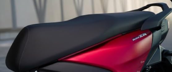 Image of Water Resistant Universal Fit Polyester Scooter Seat Cover | Durable Black Stretchable Protection Guard for Two Wheelers (Black - 4)