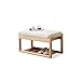 X&M Sgabello per stoccaggio in Legno massello Che Cambia Sgabello Minimalista Moderno La Cenere può sedersi sulla Scarpa armadietto Nordic Home Porta scarpiera (Colore : off-White)