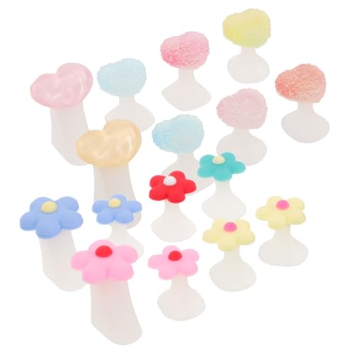 HAPINARY 16pcs Toe Separators for Women Silicone Nail Spacing Tools for Flower Design Toe Spacers for Nail Polish