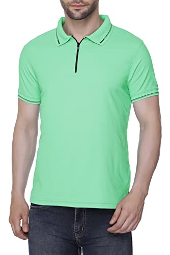 Image of Colors & Blends - Men's Activewear Zipper Polo
