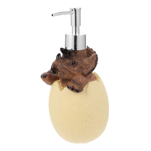 Mikikit Distributeur De Lotion à Pression Dinosaure 560ml en Plastique Anti-Fuite Design Tridimensionnel Motif Triops Usage Domestique Et Hôtel