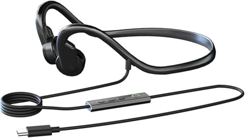 Likty Wired Bone Conduction Headphones with Type-C,Open Ear...