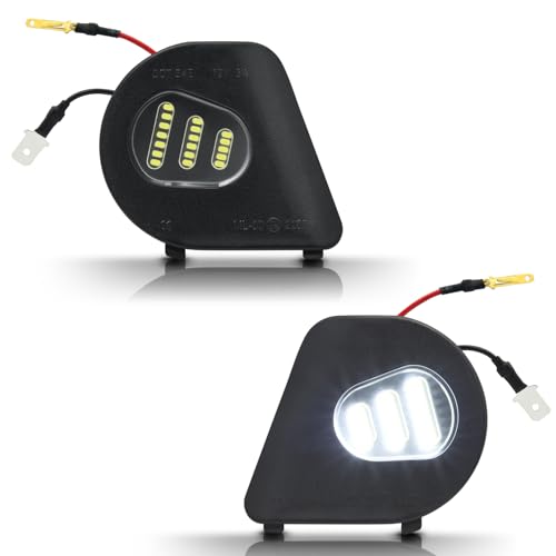 Luces LED Espejo Lateral Puddle 6000K Blanco Diamante Pack 2 miniatura 1