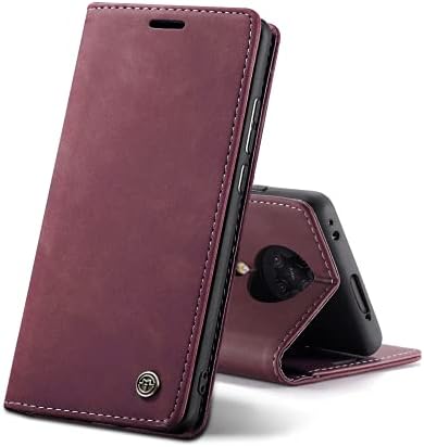 Chocoyi Leather Flip Wallet Phone Case Cover for Huawei P30 Pro, Magnetic Closure Case Cover with Stand function and Card Slots.-Blue