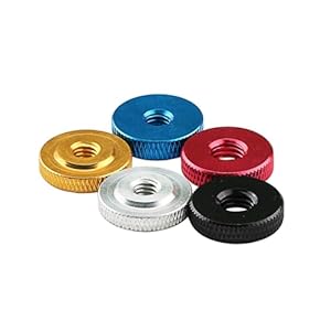 IOFIT Dünne Rändelmutter 1PCS M5 Kontermutter