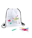 Vasara Mochila petate para colorear con Pinturas Incluidas - Manualidades Infantiles, perfectas Regalos cumpleaños Infantiles Baratos