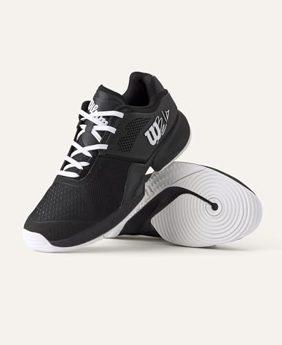 Wilson Herren BELA Tour Padel-Schuh, Black/Black/White, 43 1/3 EU