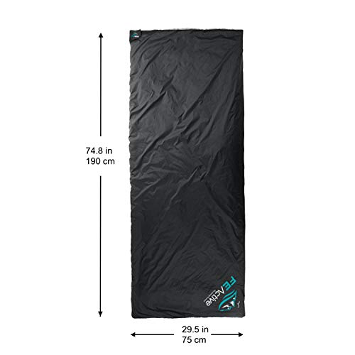 Fe Active Camping Sleeping Bag - 3-4 Seasons Extra Long Or Lightweight Hooded, Warm Outdoor Compact & Lightweight Sleeping Bag For Camping, Backpacking, Hiking, Travel | Designed In California, Usa #TOP1