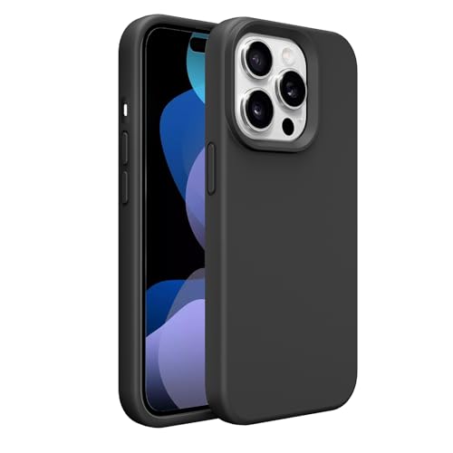 Image of iPhone 11 pro max Case Silicone,Soft Microfiber Lining(Black)