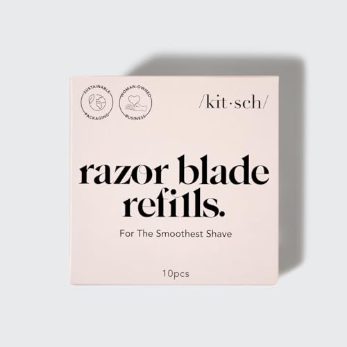 Kitsch Double Edge Razor Blades Refills & Dry Brushing Body Brush with Discount - image 4