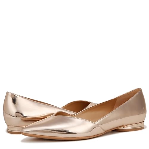 Naturalizer Women's Havana Ballet Flat, Rose Gold Leather, 8 Narrow