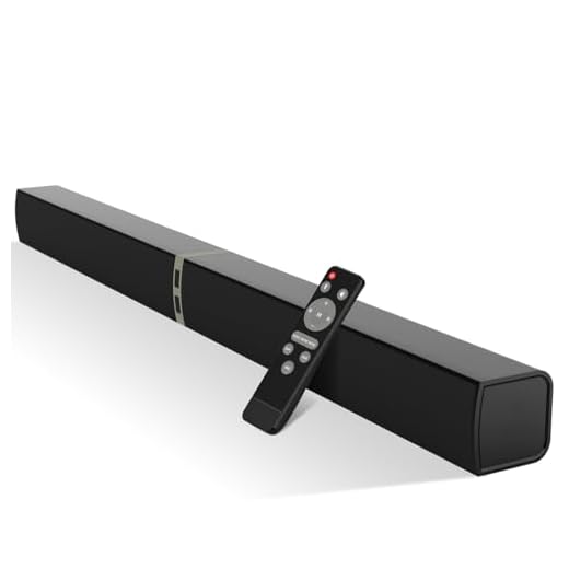 HoYLluDLL Barre de Son TV 2.0 Canaux pour Téléviseurs, Barre de Son 2-en-1 Divisible de 32 Pouces pour TV, Barre de Son Bluetooth avec 3 Modes d'égalisation et Son Surround 3D avec Arc/Optique/AUX