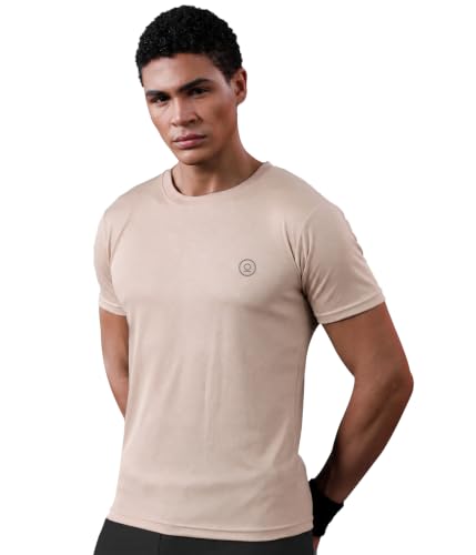 Image of CHKOKKO Gym T Shirts for Men Workout Activewear Solid Quick Dry Sports Tshirt for man Breathable Lightweight Half Sleeve Regular Fit Round Neck Running Boys T Shirt