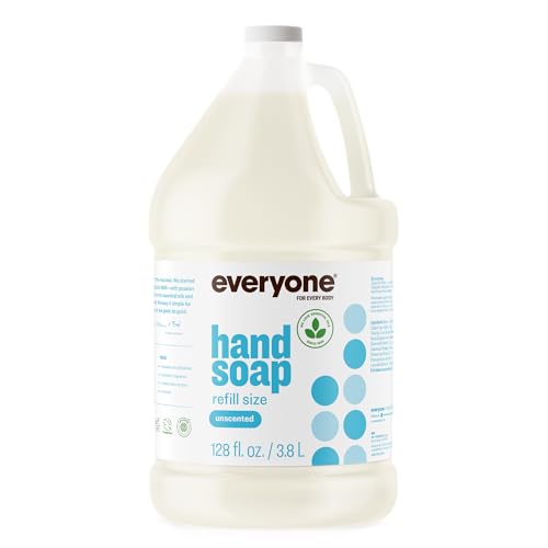 Image of Everyone Liquid Hand Soap Refill, 1 Gallon, Unscented, for kitchen and bathroom