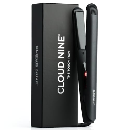 CLOUD NINE Piastra per capelli The Touch Iron | Controllo della temperatura variabile Tecnologia Quick Heat Touch Piastre galleggianti in ceramica Spring Flex Styling