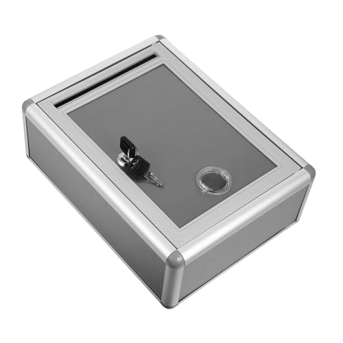 OSALADI Wall Mounted Mailbox Slot Large Capacity Mail Boxes for Outdoor Use Secure Locking System Modern Mailbox for Home Business Education