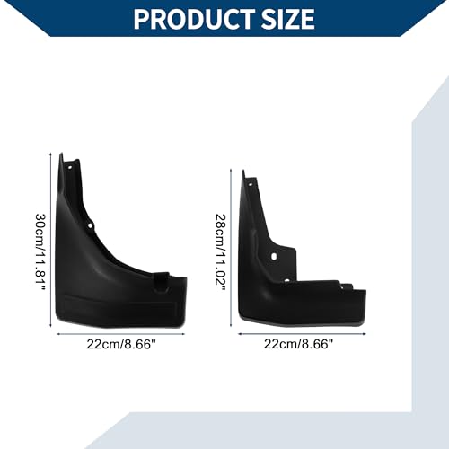 Image of Mud Flaps Splash Guards W /Mount Accessories for Mercedes-Benz GLC without Pedal 2014-2016 Front and Rear Mud Guards 1 Set