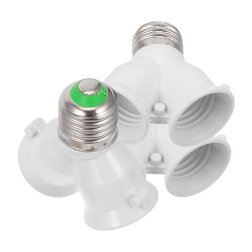 Uonlytech 3 piezas Adaptador para Casquillo Convertidor de Base Resistente al Fuego y Alta Temperatura Divisor Doble para Bombillas LED Práctico y Fácil de Instalar de y Iluminación