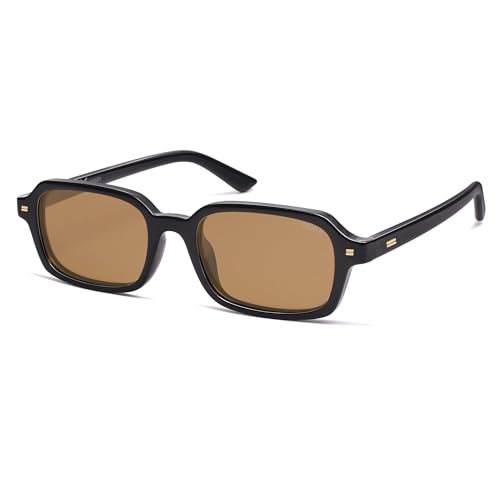 Image of SOJOS Trendy Rectangle Polarized Sunglasses Womens Mens SJ2610