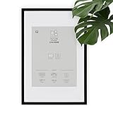 ✅ CON SOPORTE O PARA COLGAR EN LA PARED: Marcos de madera prensada con un grosor de 3mm y ganchos metálicos para colgar fotos en formato horizontal o vertical, así como con soporte de marco para los tamaños: 10x15 / 13x18 / 20x25 / 20x30 / 21x63