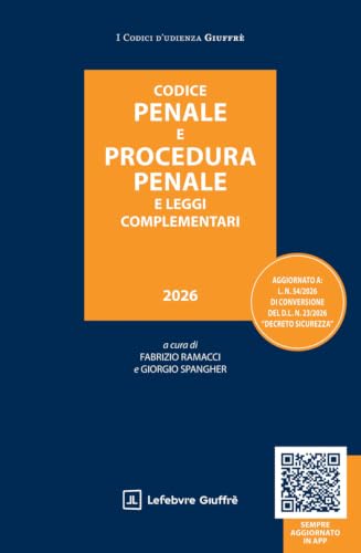  Codice di procedura penale e leggi complementari d\'udienza 2026