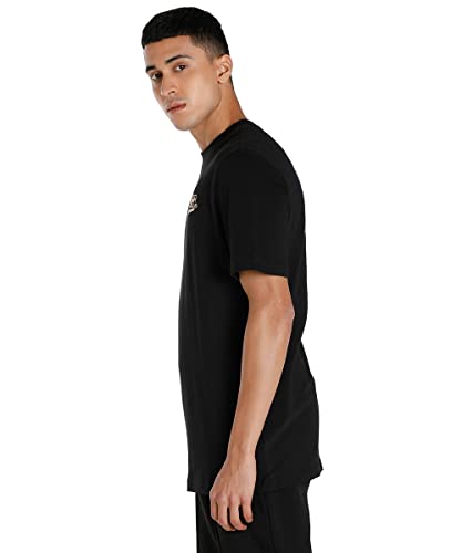 Image of Puma Men's Polyester Letter Print Regular Fit T Shirt