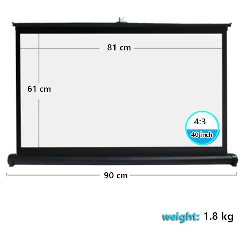 Pantalla Retráctil de Mesa 40 pulgadas miniatura 7
