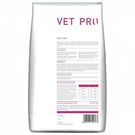 Image of Vet Pro Renal Dog Food | Low-Phosphorus Formula | Supports Kidney Health & Urinary Care Protein & Omega-3 for Dogs with Renal Issues | Complete & Balanced Diet (Pack of 2) 6KG(3KG + 3KG)