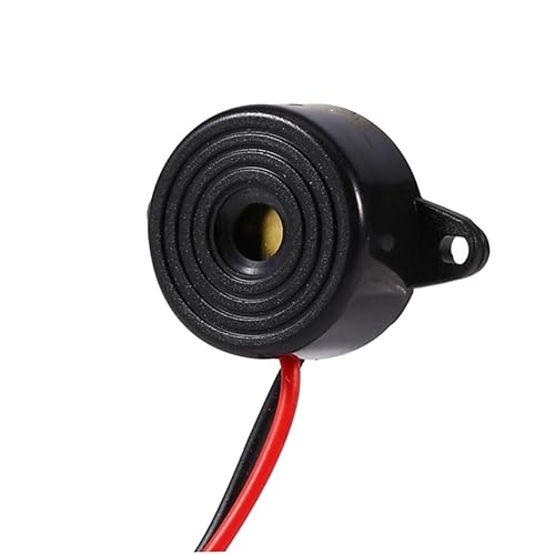 HOMOCONO Alarm Buzzer 3pcs 85db Horn -24v Electronic Buzzer Integrated Drive Circuit Practical Abs Material